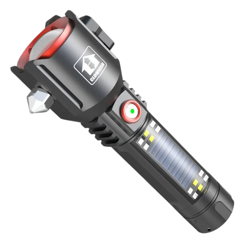 Solar Flashlight Hammer