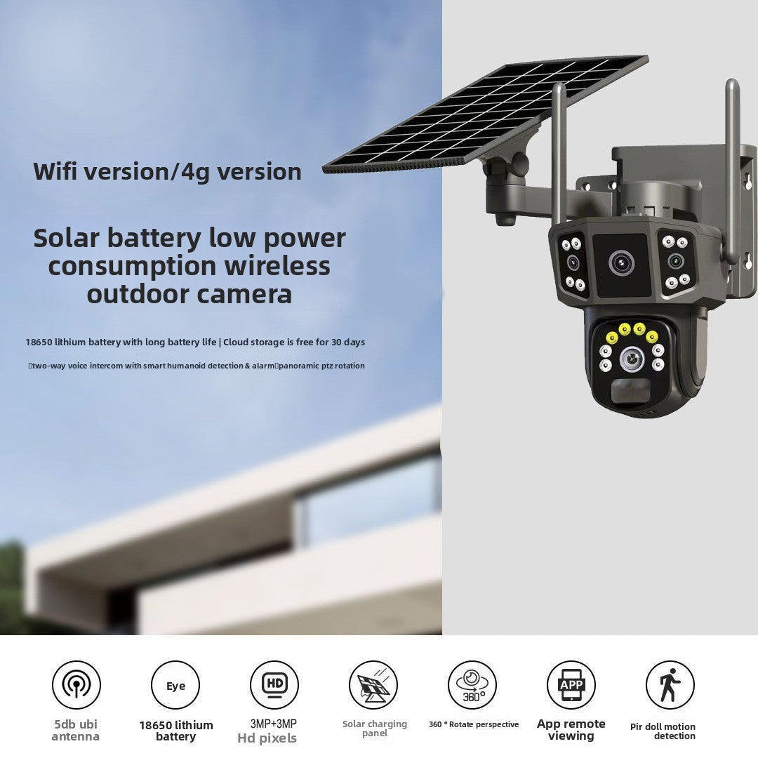 Solar Powered Security Camera